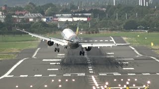 Gust and guts  another crosswind casualty at BHX [upl. by Darnoc]