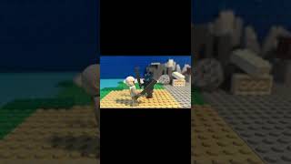 Hydra soldier vs Wolf warrior stop motion stopmotionanimation lego marvel ninjago shorts [upl. by Vanthe]