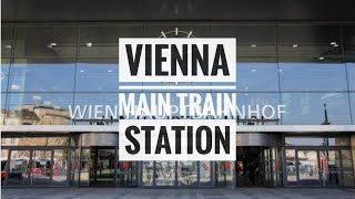 Walk from Vienna Main Train Station  Wien Hbf  to Hotels around Sonnwendviertel  4k [upl. by Ihcekn]