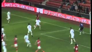 GOAL Saints 11 Arsenal Gervinho [upl. by Achorn831]