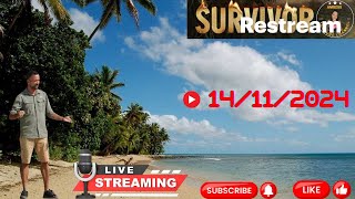 Live Survivor 14112024 με ζωντανο σχολιασμο [upl. by Yenhpad]