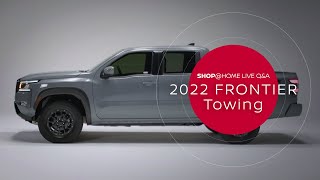 What is the towing capacity of the 2022 Frontier  Nissan USA [upl. by Shanleigh]