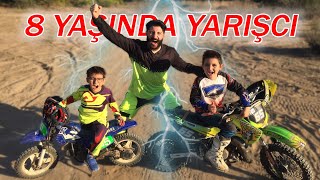 8 YAŞINDAKİ MOTO CROSS YARIŞÇISI İLE YARIŞTIM   TÜRKİYEDE İLK [upl. by Arjun795]