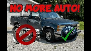 5 Speed Swapping OBS Chevy [upl. by Kimberley49]