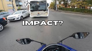 Accident cu STBulȘoferi idioți vs motociclistRide with me5 [upl. by Sldney]