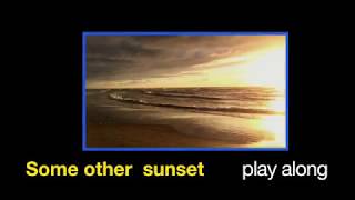 Some Other Sunset  Backing track  music sheet [upl. by Amsirac]