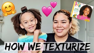 How to texlax  texturizer on natural hair  how to apply Just For Me Texture Softener natural hair [upl. by Nylg884]