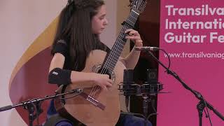 Erdei Sophia plays quotFantasia Xquot by Alonso Mudarra at Transilvania International Guitar Festival 2024 [upl. by Colline658]