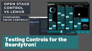 Recreating some Lemur controls with Open Stage Control [upl. by Risan]