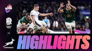 HIGHLIGHTS  ENGLAND V SOUTH AFRICA  AUTUMN NATIONS SERIES [upl. by Dione]