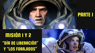 StarCraft II Gameplay español BRUTAL mision quotDía de liberaciónquot y quotLos Forajidosquot [upl. by Naiva]