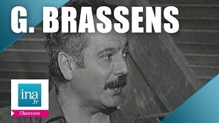 Georges Brassens quotLes copains dabordquot  Archive INA [upl. by Hammerskjold]