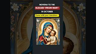 Novena to the Blessed Virgin Mary in the Month of October Marian devotion  October devotion [upl. by Ahsiekahs928]