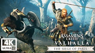 Assassins Creed Valhalla THE SIEGE OF PARIS All Cutscenes Game Movie 4K 60FPS Ultra HD [upl. by Egiap267]