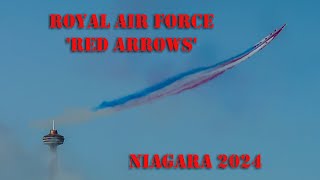 Red Arrows Over Niagara Falls 2024 [upl. by Amatruda617]