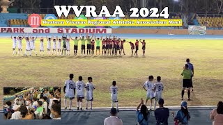 Negros Occidental vs Antique Football WVRAA 2024 [upl. by Arretahs]