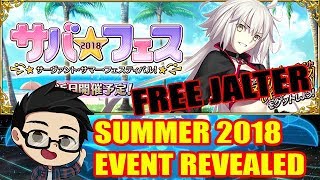 FateGrand Order 2018 Summer Event Revealed JAlter Free 4 Star Berserker [upl. by Kalfas249]