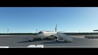 CYFI  Fort MacKay  Firebag Aerodrome  737700 Arrival [upl. by Aniwde]