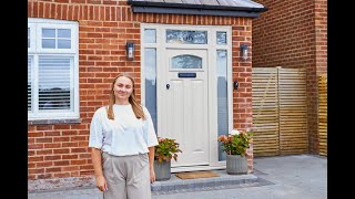 Sarahs Project  Classic Claystone Composite Doors [upl. by Zacks]