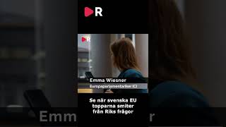 Alice Teodorescu Måwe KD och andra EUtoppar smiter från Riks frågor [upl. by Retha]