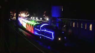 Swanage Railway U Class 31806 34028 Eddystone Departing Swanage On Steam And Lights 041221 [upl. by Belshin]