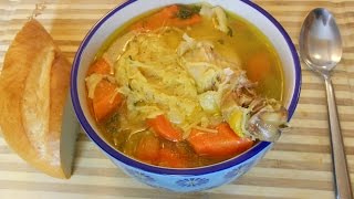 Sopa De Pollo Casera Al Estilo De Gloria [upl. by Tyre]