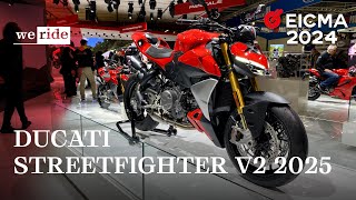 Ducati Streetfighter V2 amp V2S 2025  LIVE da EICMA 2024 [upl. by Shawn]