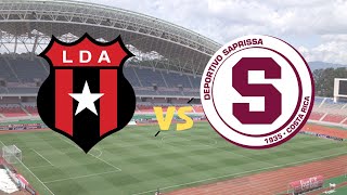 🔴ALAJUELENSE vs SAPRISSA EN VIVO  RECOPA DE COSTA RICA  FINAL⚽️ [upl. by Asiela]