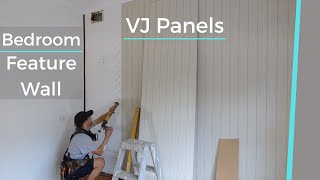 VJ Panel Bedroom Feature Wall  5 Steps [upl. by Tanaka]