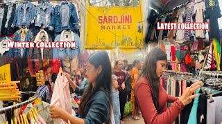 Winter Collection Sarojini Nagar Market  Market Delhi [upl. by Baggs]