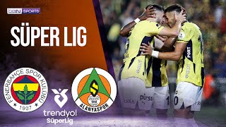 Fenerbahce vs Alanyaspor  SÜPERLIG HIGHLIGHTS  083024  beIN SPORTS USA [upl. by Luke]