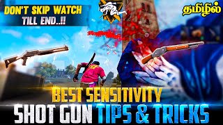 Shotguns Tips And Tricks 📲 Best Onetap Sensitivity And Settings Free Fire [upl. by Platto]