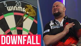 Darts WORST DOWNFALL… World’s Best to 58 Average [upl. by Beera848]