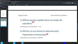 Solutions Exercices en Python semaine 1 [upl. by Jakie249]