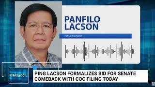 PING LACSON on 2025 Senatorial Bid Cleaning the PNP Interview on One News [upl. by Shurlock]