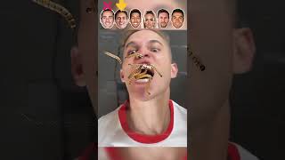 Griezmann VS Yildiz VS Firmino VS Lehmann VS Messi VS Ronaldo Funny Food Moments [upl. by Asil]