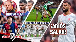 ¡FLICK con NUEVO ROL para CUBARSÍ y ANSU ALARMA en MADRID ADIÓS CEBALLOS y ¡SALAH se DESPIDE [upl. by Inaffyt495]