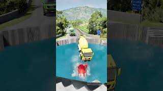 mixertruck truck pothole simulation shorts [upl. by Timus765]