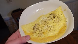 Omelette Demo Cooking Chef Food [upl. by Maxentia500]