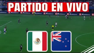 MEXICO GOLEA A NUEVA ZELANDA EN AMISTOSO INTERNACIONAL  recreacion🎮 [upl. by Wiese]