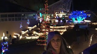 Botanical gardens Christmas lights Amarillo Tx [upl. by Oz]