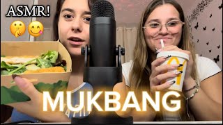 ASMR MUKBANG INSALATA E HAPPY MEAL 🥗🍔💆🏻‍♀️ [upl. by Elag838]