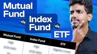 Which is Best Mutual Fund vs Index Fund vs ETF Explained [upl. by Otrebilif]