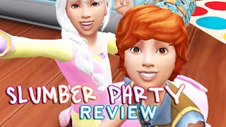 Lets Review The Sims 4  Slumber Party Mod [upl. by Doralynne]