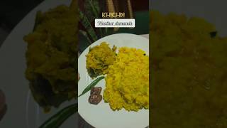 Khichdi and labra sabji recipeeasy recipecomfortfood cooking recipe [upl. by Elwood]