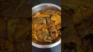 দারুণ সাদের আলু ফুলকপি দিয়ে কই মাছের রসা shortfeedcooking [upl. by Tilford]