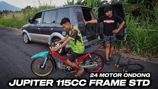 DIDIT KANCIL SETTING BEBEK 4T 115CC FRAME STD PUNYA TIM 24 MOTOR ONDONG SIAU  PREPARE DB BITUNG [upl. by Tnecnev826]