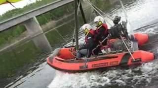 Tony flying ultralight aircraft over Grums Sweden [upl. by Eseila]