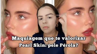 Como fazer a Técnica do Momentc Pearl Skin [upl. by Ahsiekim]