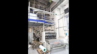 By ABTECH Italy  Monolayer blown film line DOLCIBIELLONI for LDPE  1600 mm E19 [upl. by Cahilly]